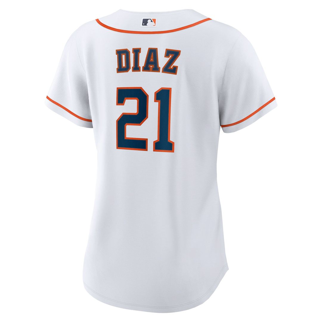 Houston Astros Yainer Diaz Nike Women's Home Replica Jersey - White MLB Team Jersey Baseball Fan Apparel