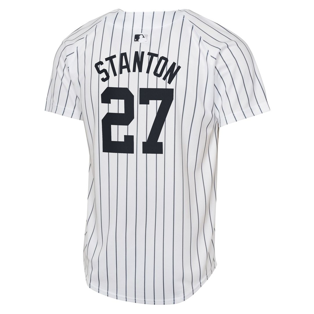 New York Yankees Giancarlo Stanton Nike Youth Home Limited Player Jersey - White MLB Team Jersey Baseball Fan Apparel
