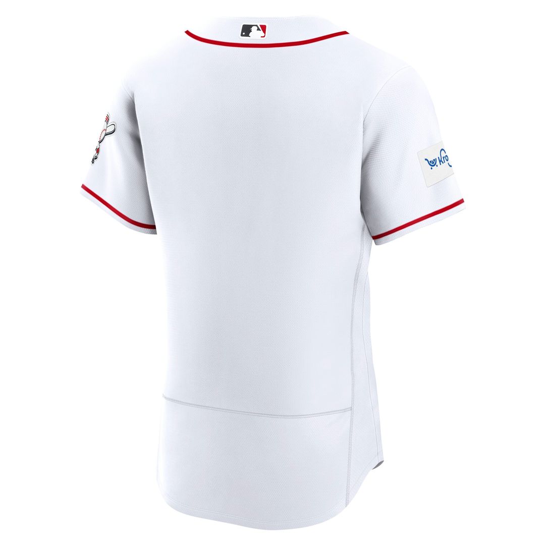 Cincinnati Reds Nike Home Authentic Jersey - White MLB Team Jersey Baseball Fan Apparel