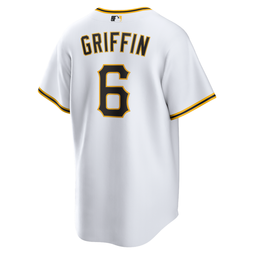 Pittsburgh Pirates Konnor Griffin Nike Home Replica Jersey - White MLB Team Jersey Baseball Fan Apparel
