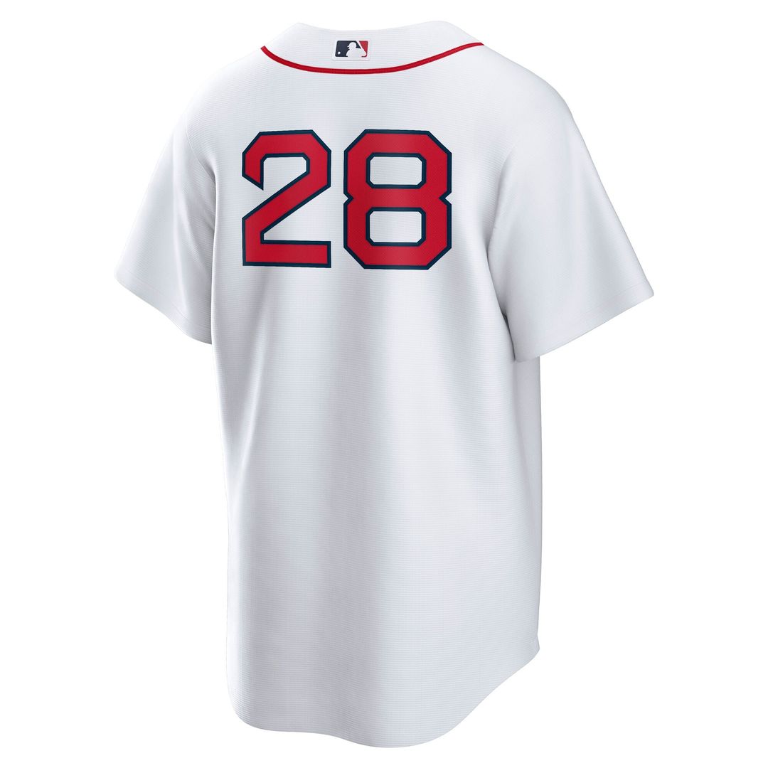 Boston Red Sox Kristian Campbell Nike Home Replica Jersey - White MLB Team Jersey Baseball Fan Apparel