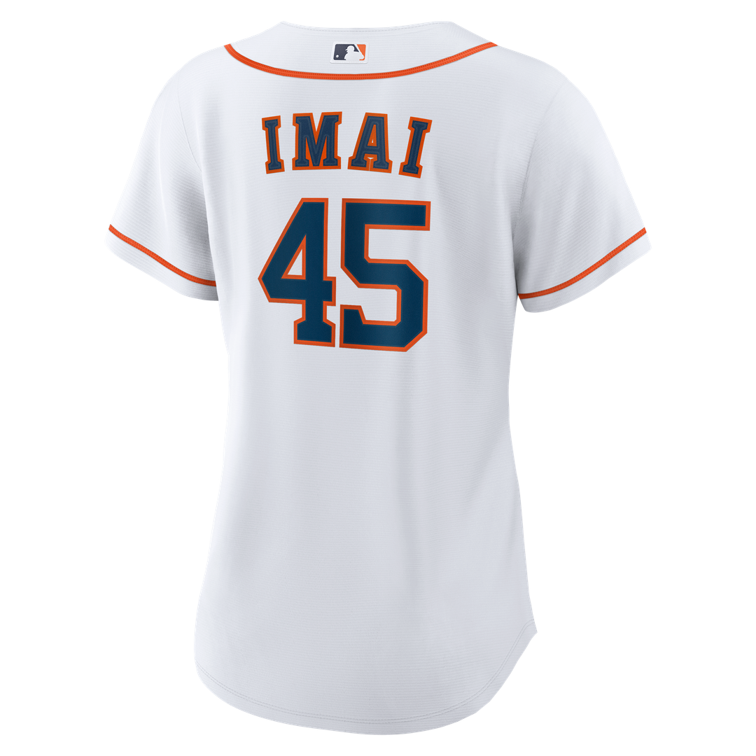 Houston Astros Tatsuya Imai Nike Women's Home Replica Jersey - White MLB Team Jersey Baseball Fan Apparel