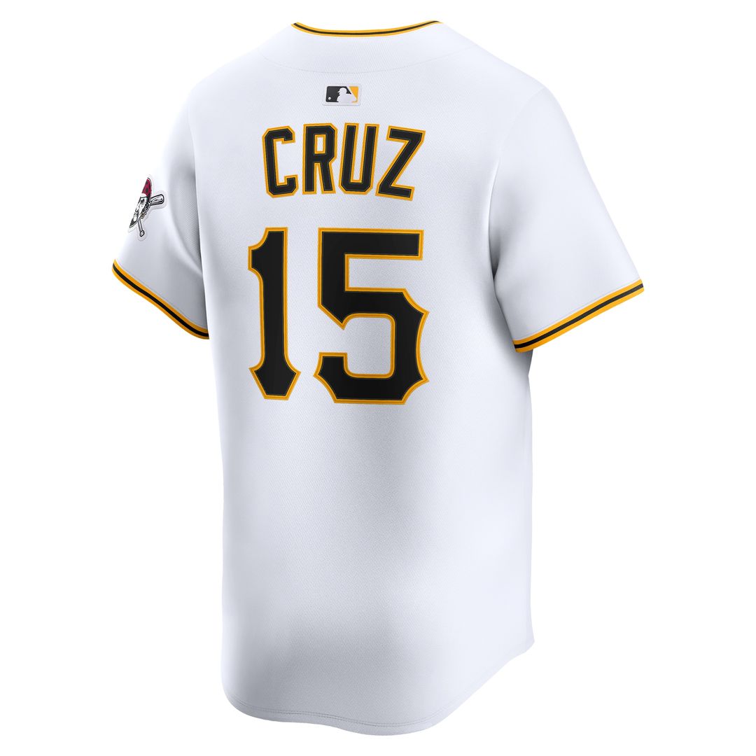 Pittsburgh Pirates Oneil Cruz Nike Home Limited Player Jersey - White MLB Team Jersey Baseball Fan Apparel