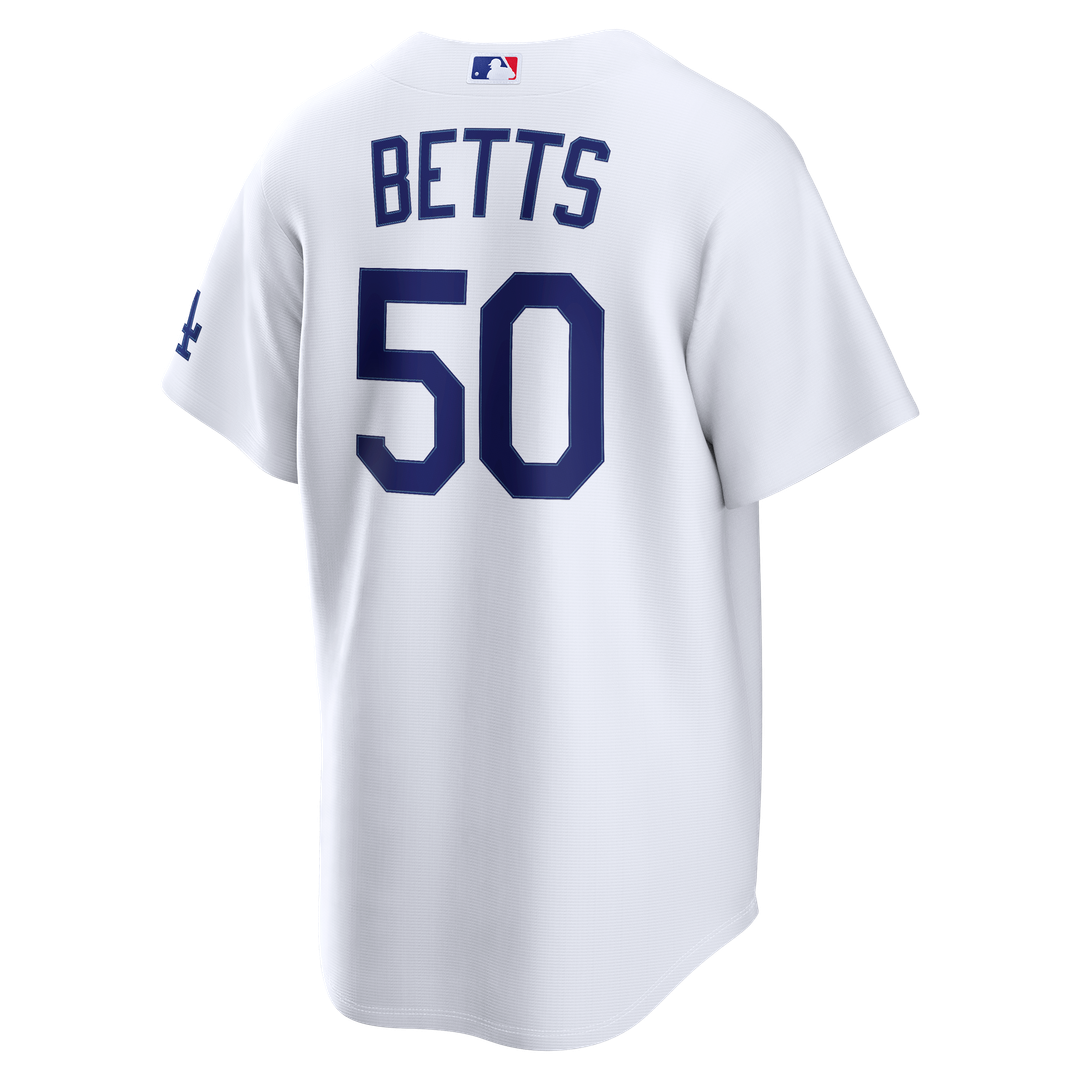 Los Angeles Dodgers Mookie Betts Nike Home Stadium Jersey - White MLB Team Jersey Baseball Fan Apparel