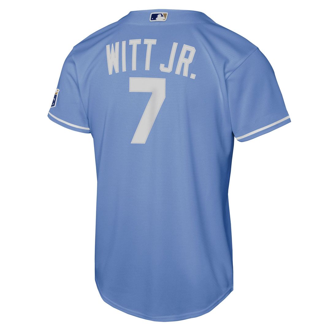 Kansas City Royals Bobby Witt Jr. Nike Youth Home Stadium Jersey - White MLB Team Jersey Baseball Fan Apparel