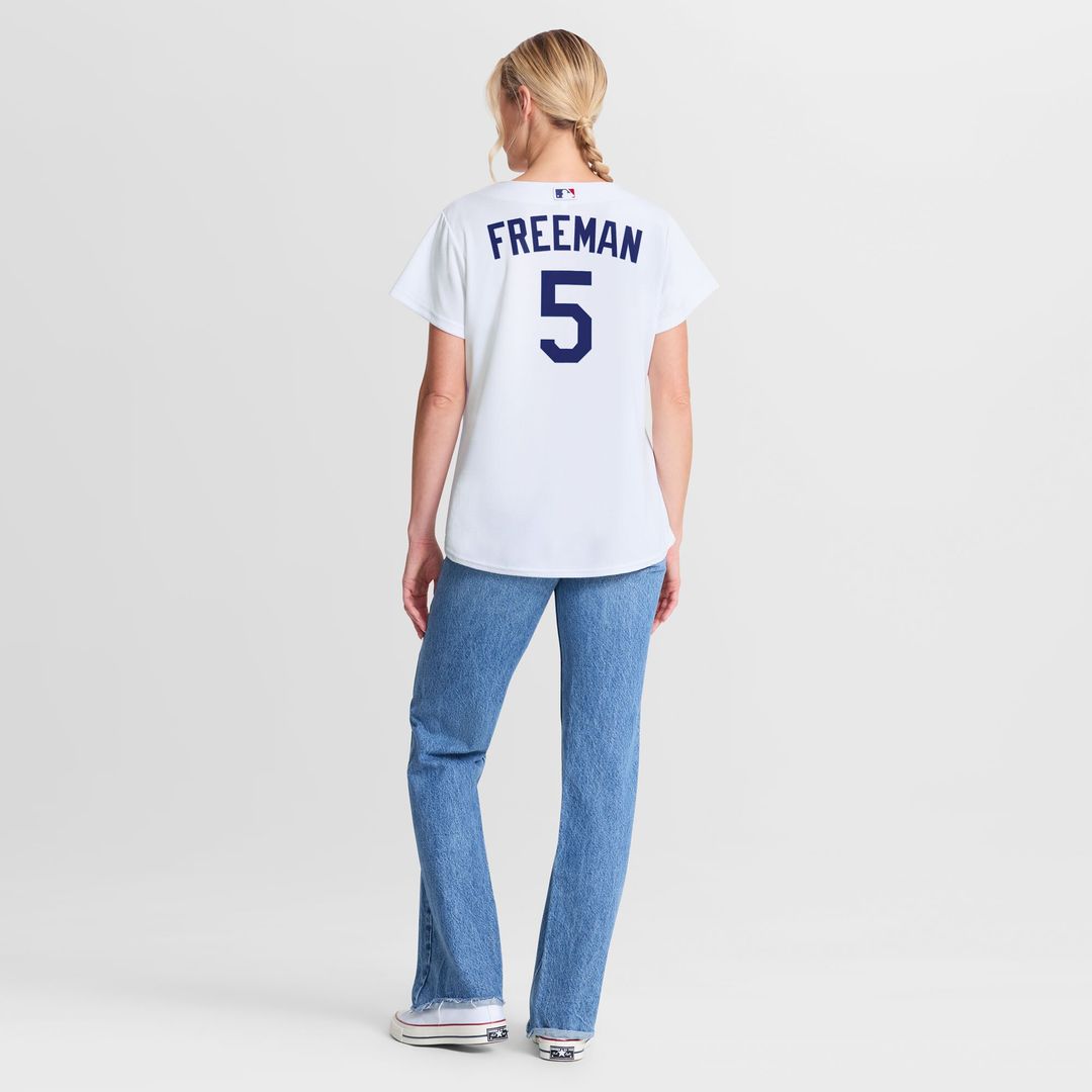 Los Angeles Dodgers Freddie Freeman Nike Women's Home Replica Jersey - White MLB Team Jersey Baseball Fan Apparel