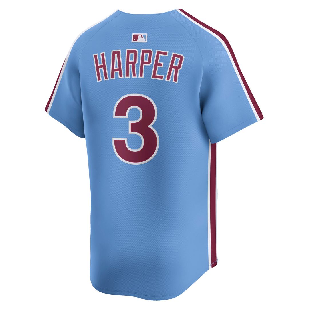 Philadelphia Phillies Bryce Harper Nike Home Limited Player Jersey - White MLB Team Jersey Baseball Fan Apparel