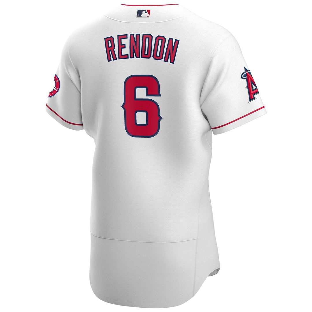 Los Angeles Angels Anthony Rendon Nike Authentic Player Jersey - White MLB Team Jersey Baseball Fan Apparel