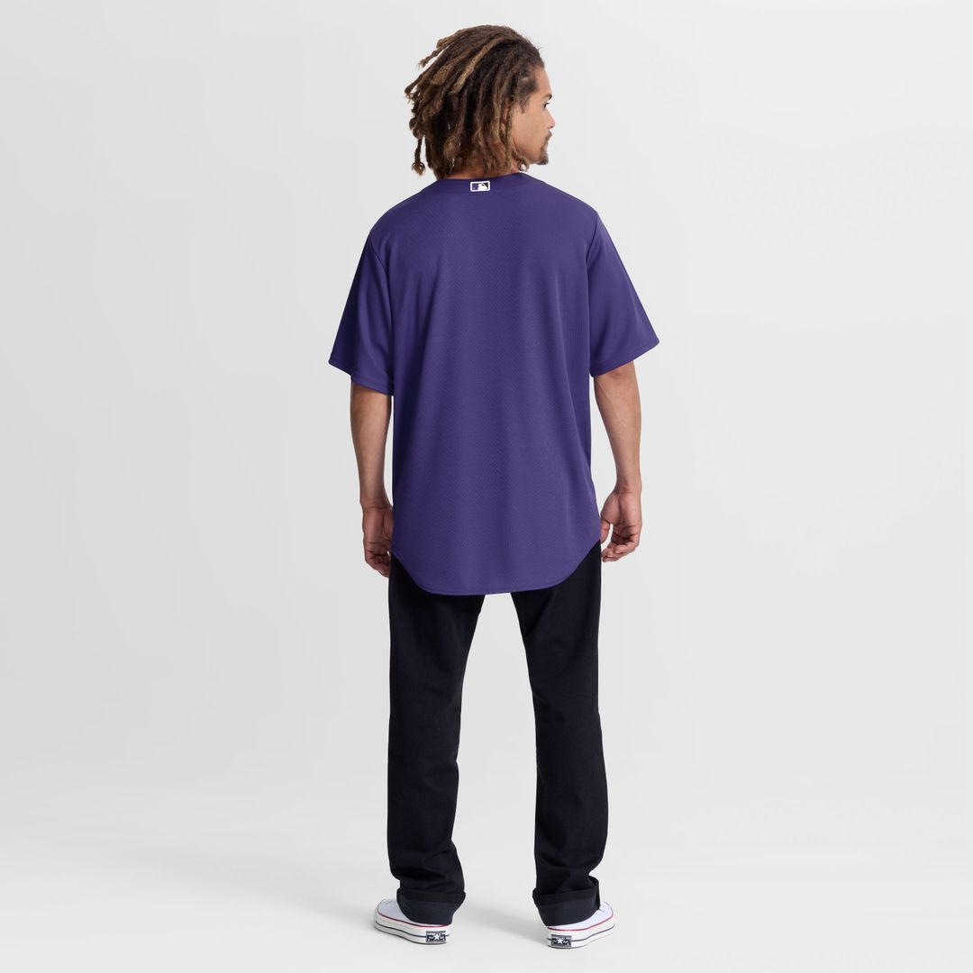 Colorado Rockies Nike Alternate Replica Jersey - Purple MLB Team Jersey Baseball Fan Apparel