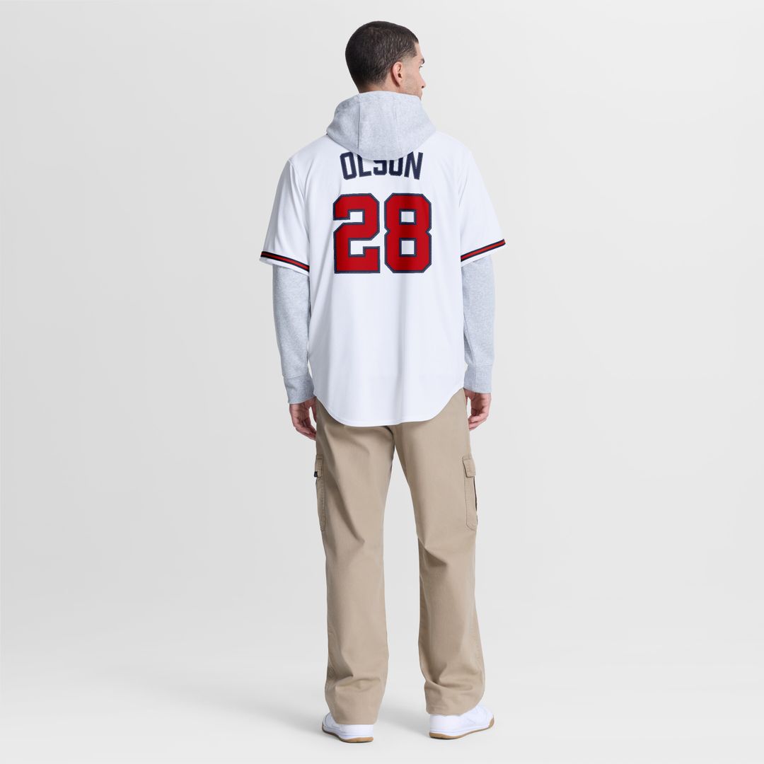 Atlanta Braves Matt Olson Nike Home Replica Jersey - White MLB Team Jersey Baseball Fan Apparel