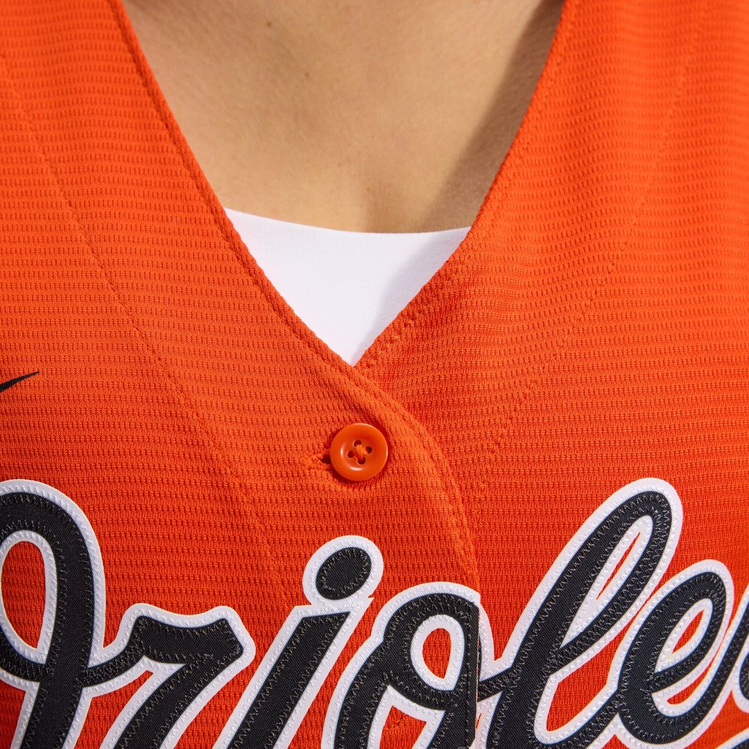 Baltimore Orioles Adley Rutschman Nike Women's Alternate Replica Player Jersey - Orange MLB Team Jersey Baseball Fan Apparel