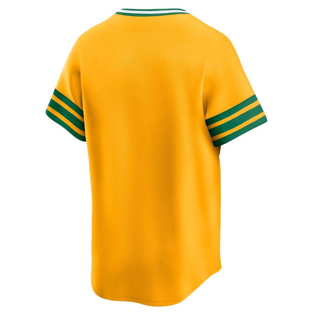 Athletics Nike Cooperstown Limited Jersey - Gold MLB Team Jersey Baseball Fan Apparel