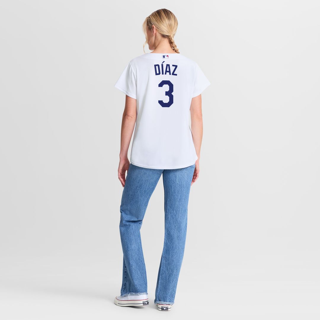 Los Angeles Dodgers Edwin Díaz Nike Women's Home Replica Jersey - White MLB Team Jersey Baseball Fan Apparel