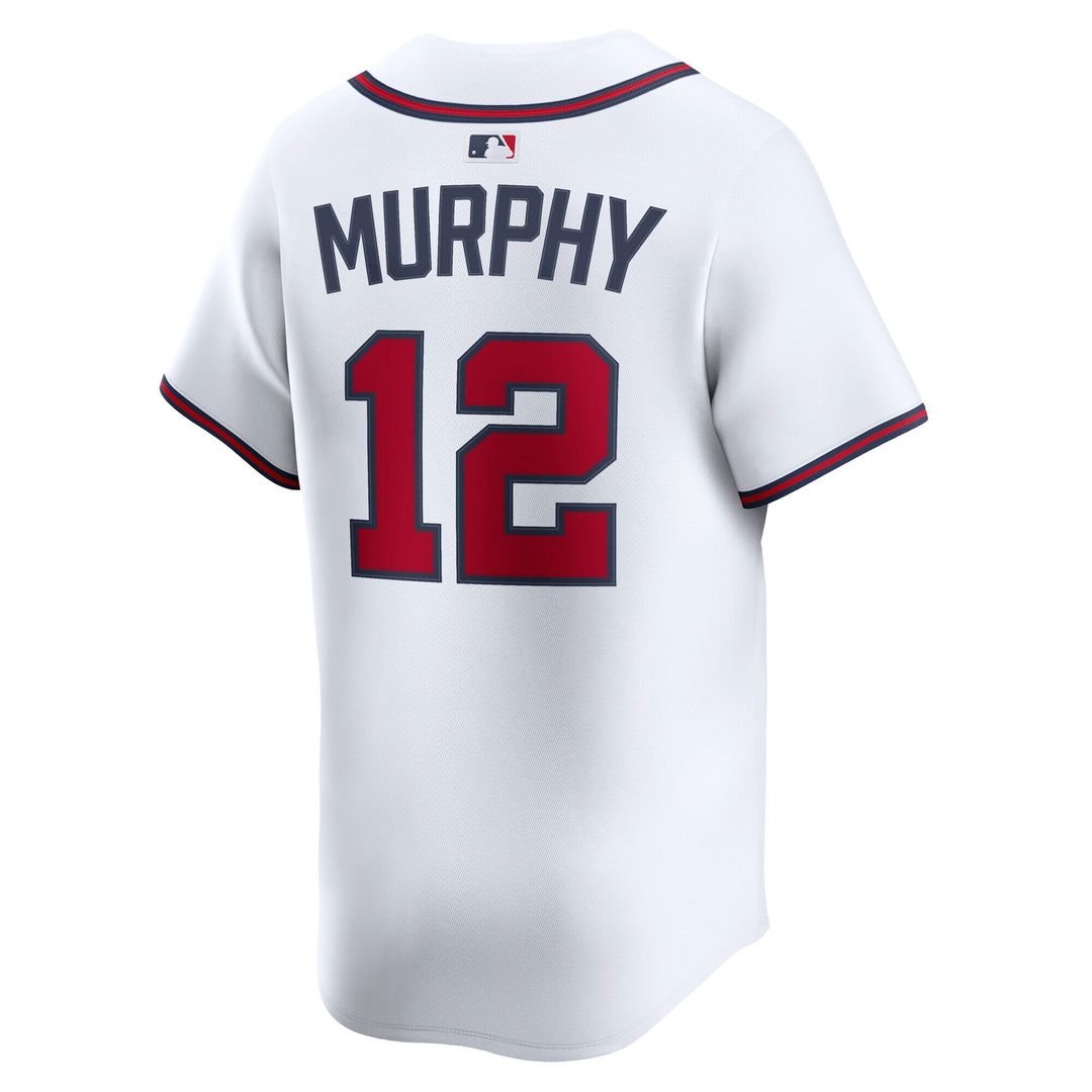Atlanta Braves Sean Murphy Nike Home Limited Player Jersey - White MLB Team Jersey Baseball Fan Apparel