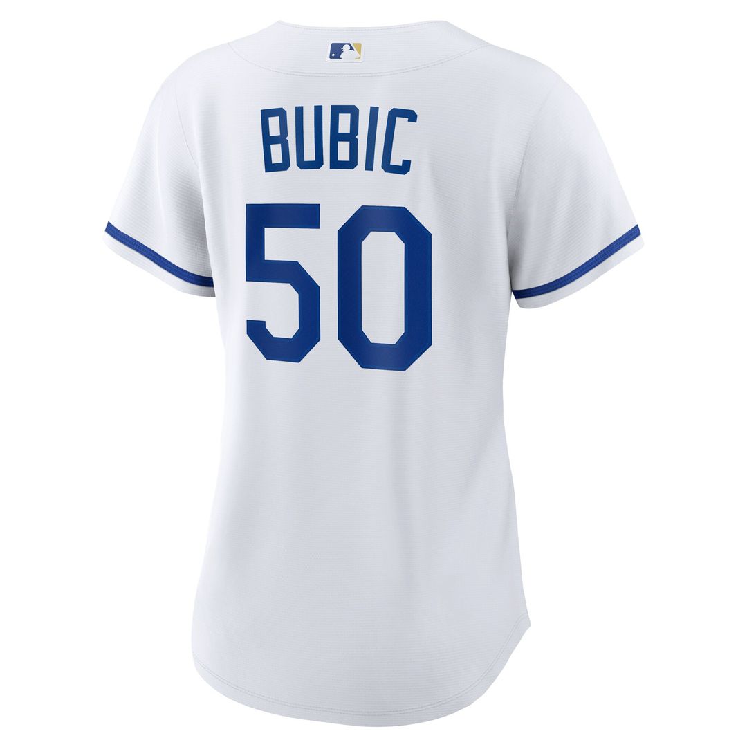 Kansas City Royals Kris Bubic Nike Women's Home Replica Jersey - White MLB Team Jersey Baseball Fan Apparel