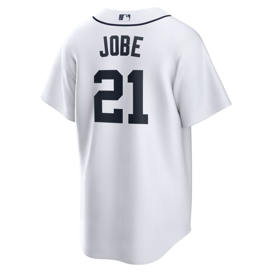 Detroit Tigers Jackson Jobe Nike Home Replica Jersey - White MLB Team Jersey Baseball Fan Apparel