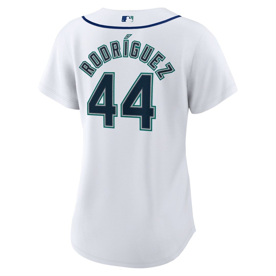 Seattle Mariners Julio Rodriguez Nike Women's Home Replica Player Jersey - White MLB Team Jersey Baseball Fan Apparel