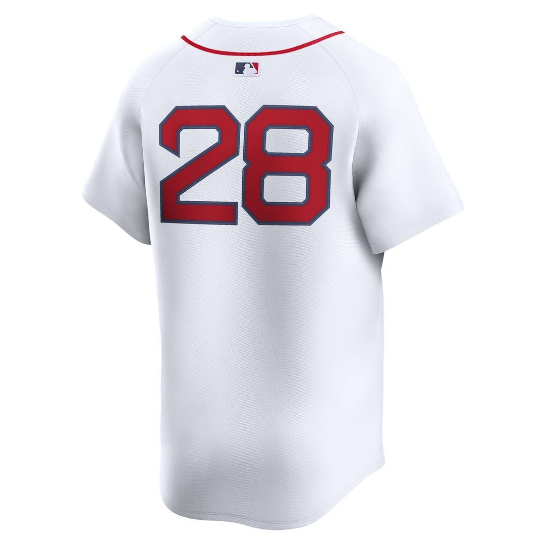 Boston Red Sox Kristian Campbell Nike Home Limited Jersey - White MLB Team Jersey Baseball Fan Apparel