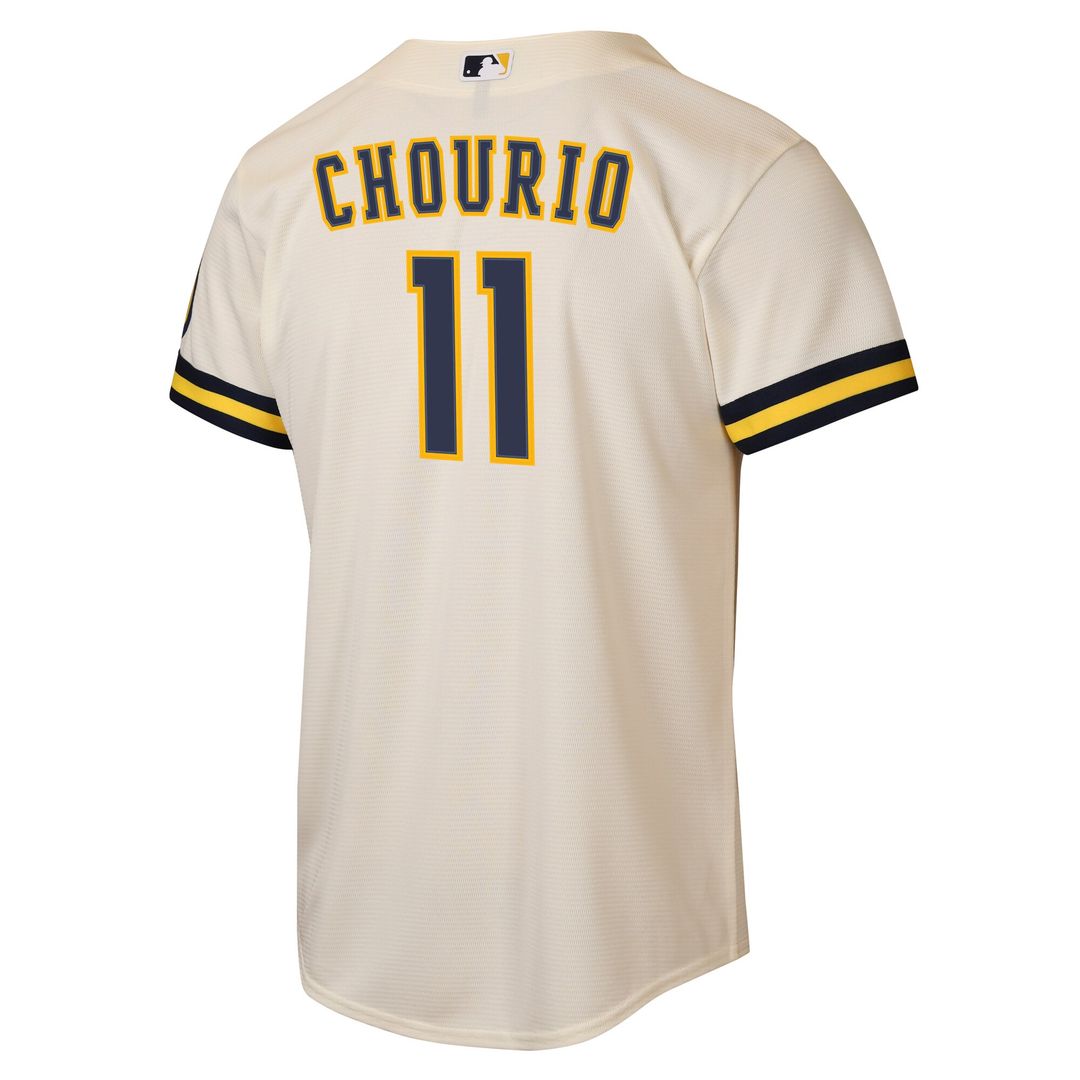 Milwaukee Brewers Jackson Chourio Nike Youth Road Stadium Jersey - Powder Blue MLB Team Jersey Baseball Fan Apparel
