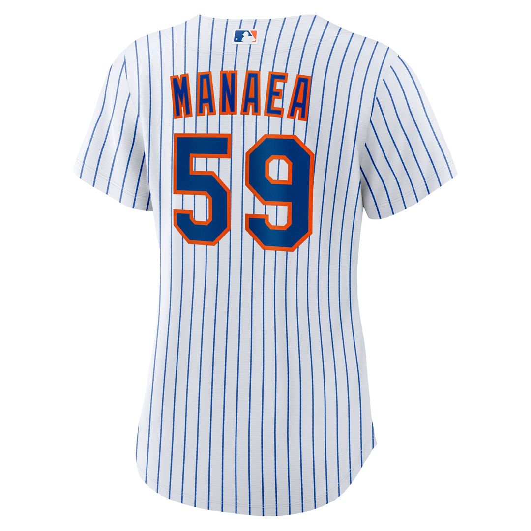 New York Mets Sean Manaea Nike Women's Home Replica Jersey - White MLB Team Jersey Baseball Fan Apparel