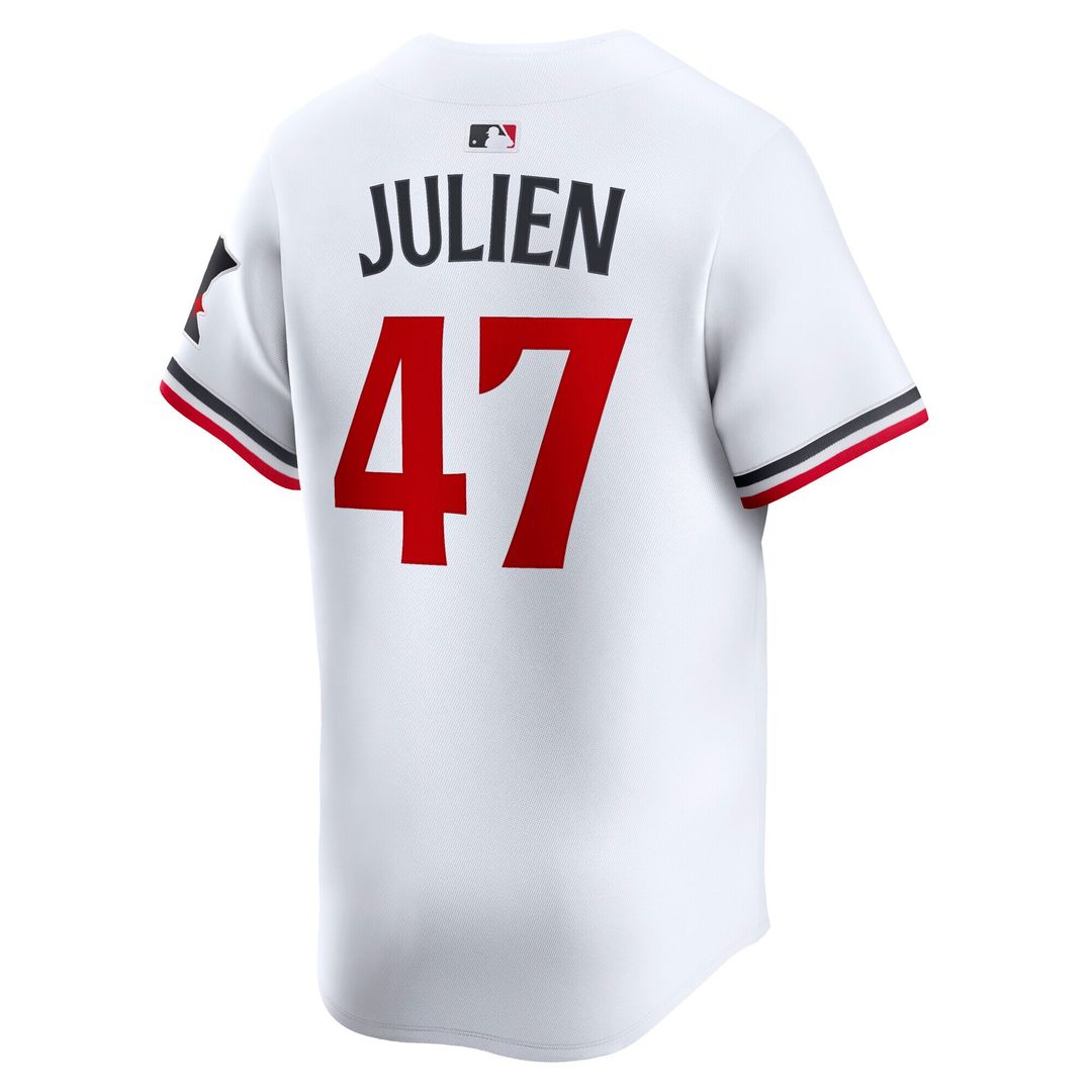 Minnesota Twins Edouard Julien Nike Home Limited Player Jersey - White MLB Team Jersey Baseball Fan Apparel