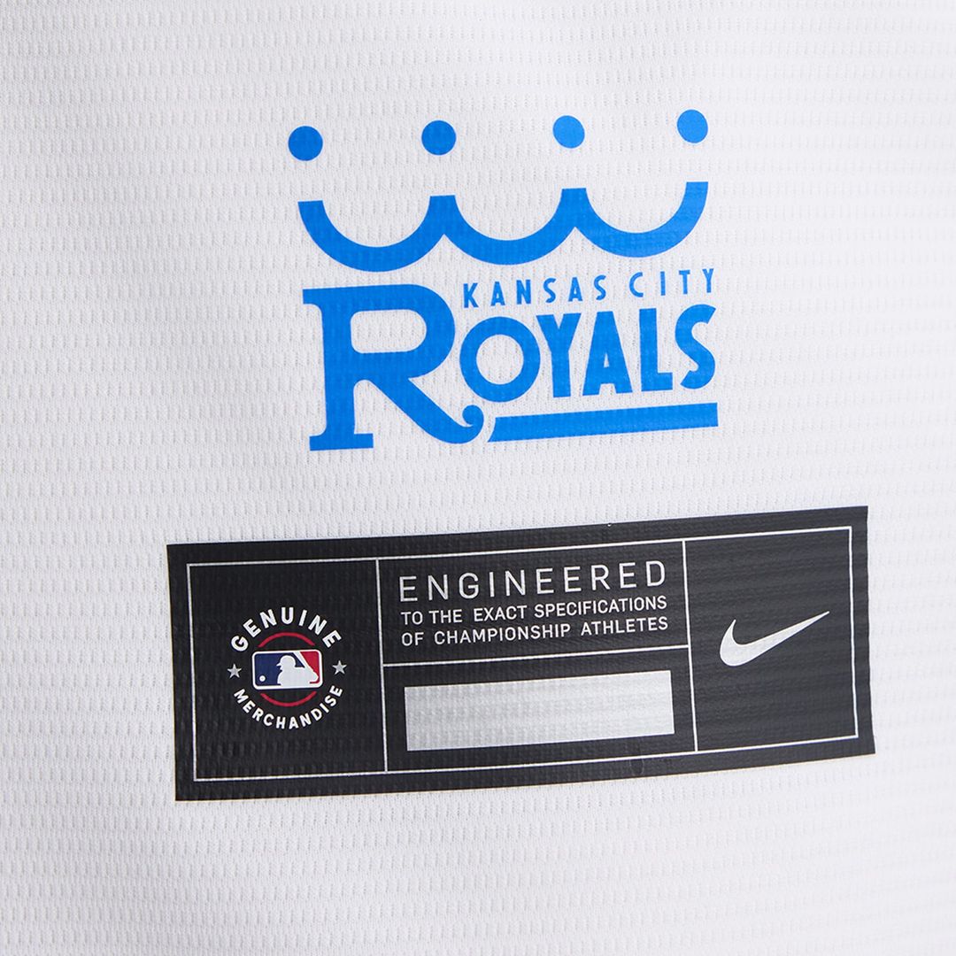 Kansas City Royals Bobby Witt Jr. Nike 2026 City Connect Stadium Jersey - White MLB Team Jersey Baseball Fan Apparel