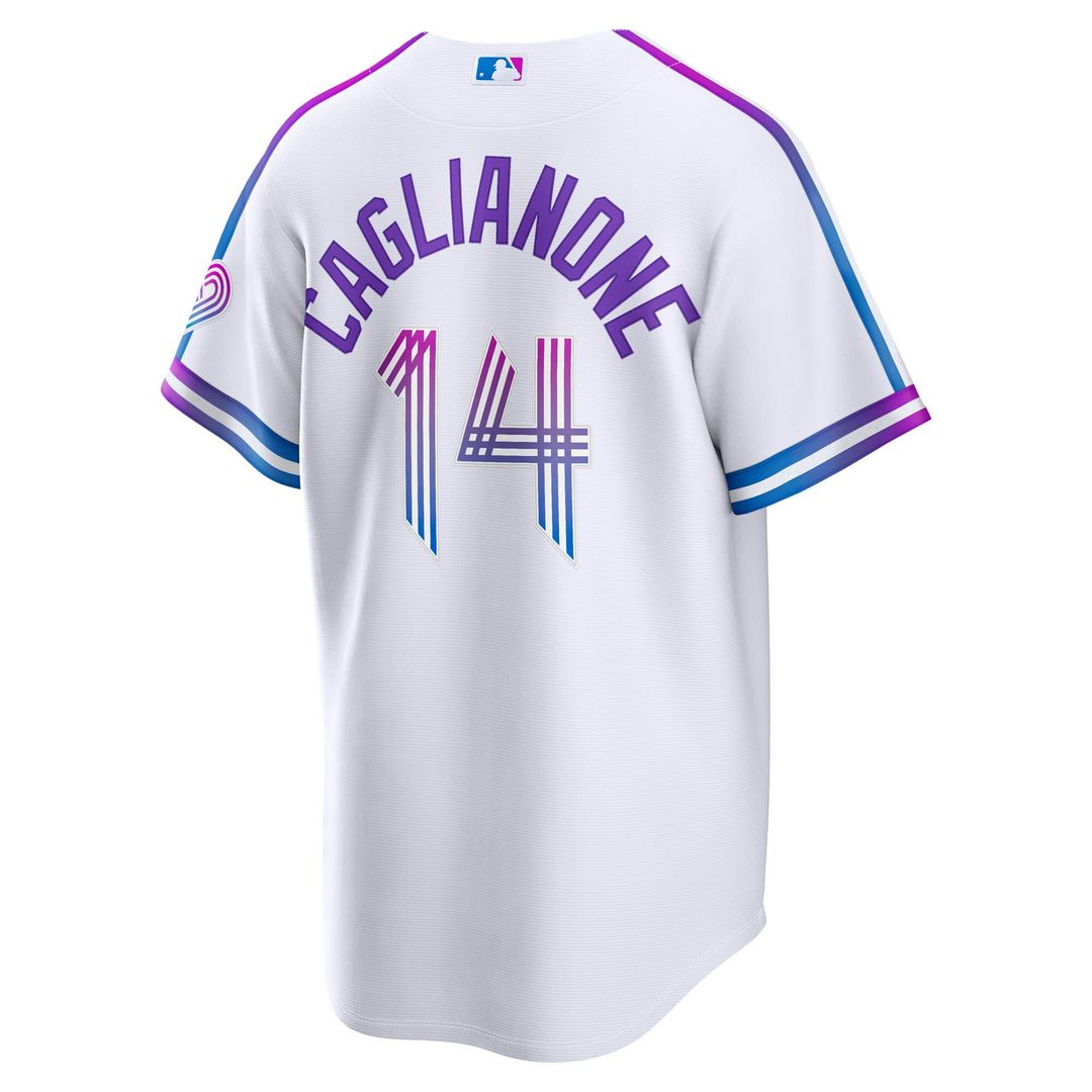 Kansas City Royals Jac Caglianone Nike 2026 City Connect Stadium Jersey - White MLB Team Jersey Baseball Fan Apparel