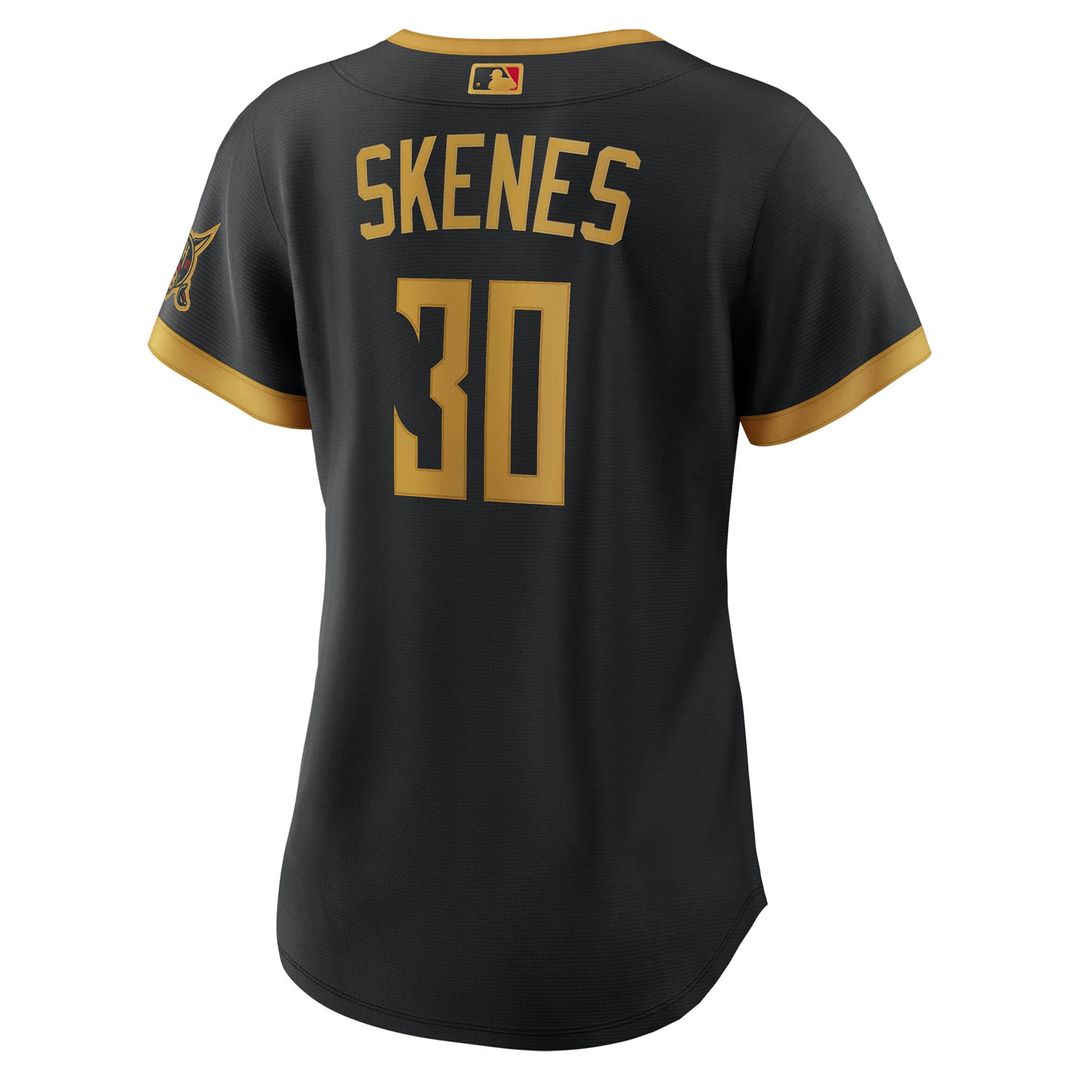 Pittsburgh Pirates Paul Skenes Nike Women's 2026 City Connect Stadium Jersey - Black MLB Team Jersey Baseball Fan Apparel