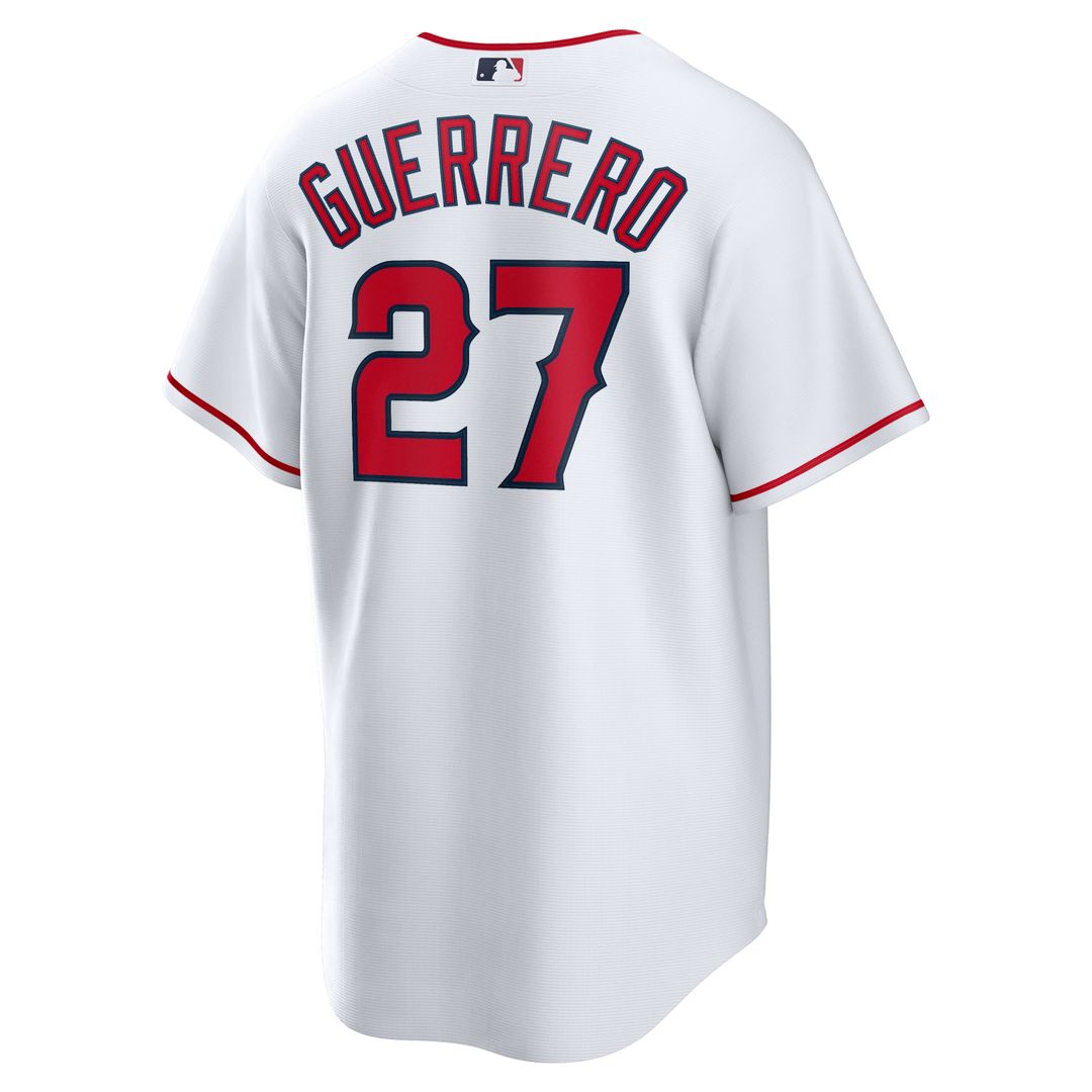 Los Angeles Angels Vladimir Guerrero Nike Home Retired Player Replica Jersey - White MLB Team Jersey Baseball Fan Apparel