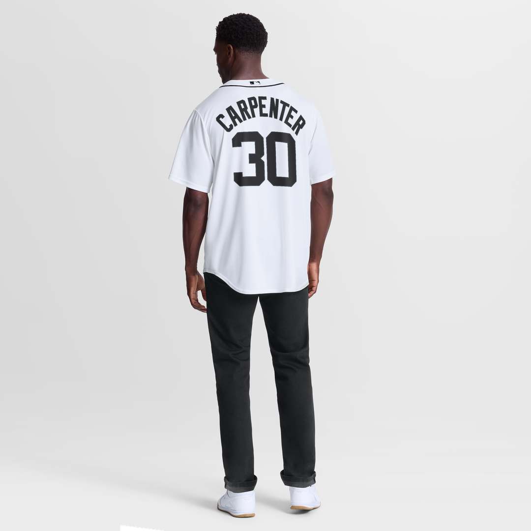 Detroit Tigers Kerry Carpenter Nike Home Replica Jersey - White MLB Team Jersey Baseball Fan Apparel