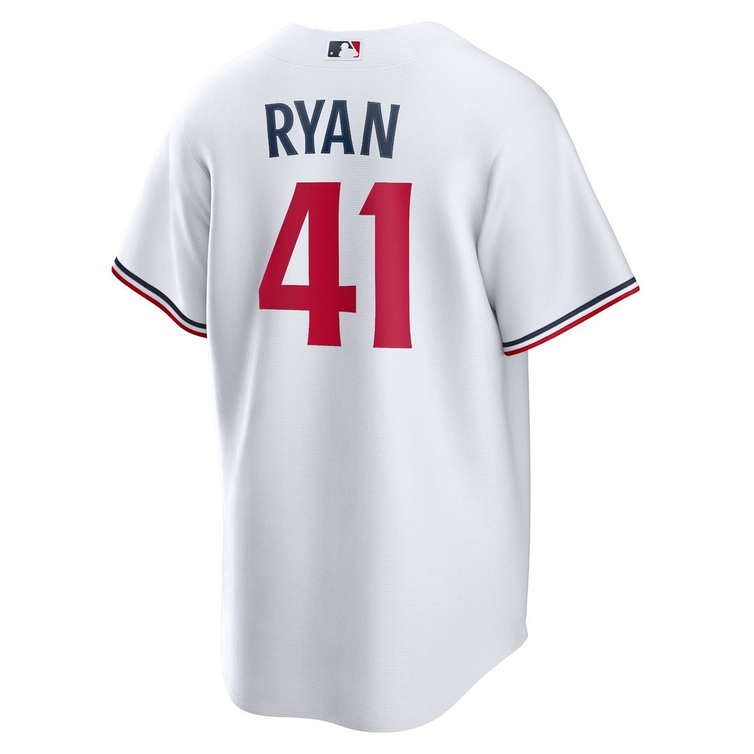 Minnesota Twins Joe Ryan Nike Home Replica Player Jersey - White MLB Team Jersey Baseball Fan Apparel
