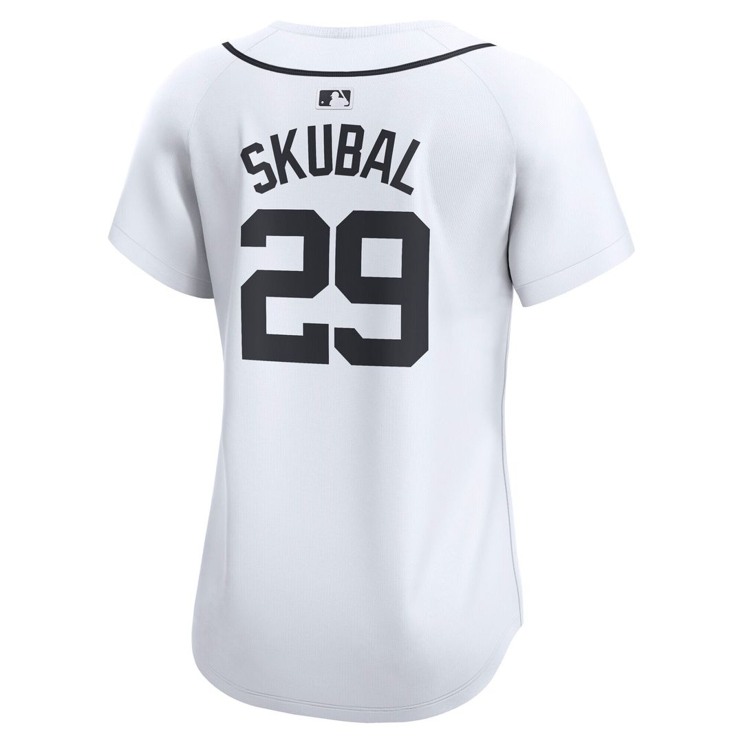 Detroit Tigers Tarik Skubal Nike Women's Limited Player Jersey - White MLB Team Jersey Baseball Fan Apparel