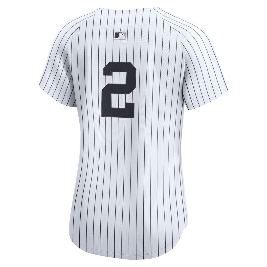 New York Yankees Derek Jeter Nike Women's Home Limited Jersey - White MLB Team Jersey Baseball Fan Apparel