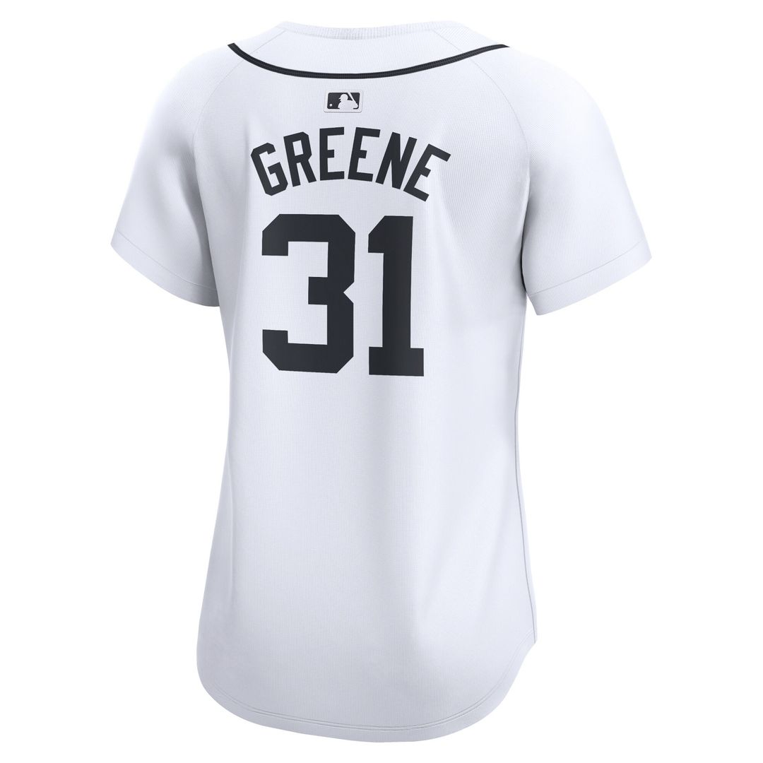 Detroit Tigers Riley Greene Nike Women's Home Limited Player Jersey - White MLB Team Jersey Baseball Fan Apparel