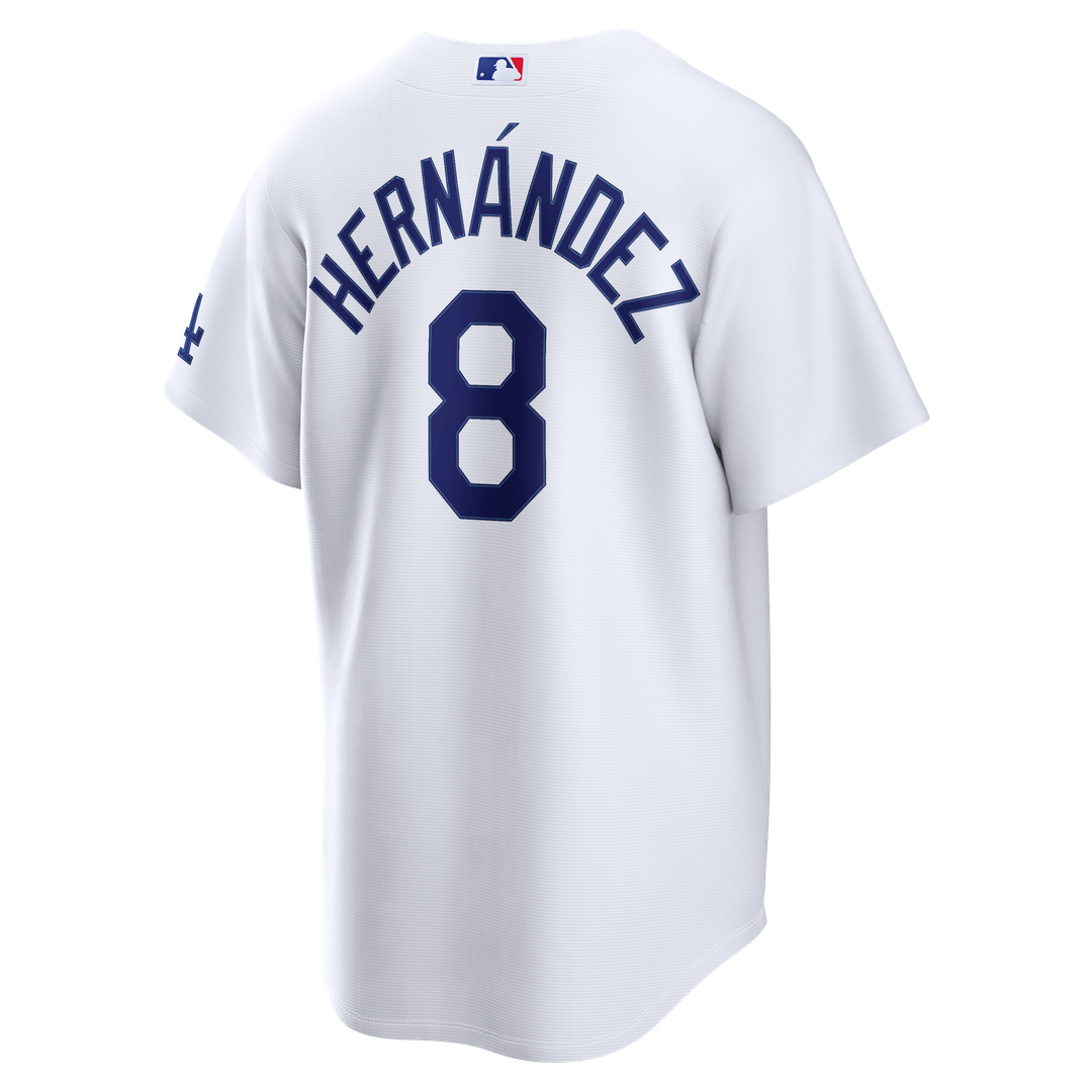 Los Angeles Dodgers Enrique Hernández Nike Home Stadium Jersey - White MLB Team Jersey Baseball Fan Apparel
