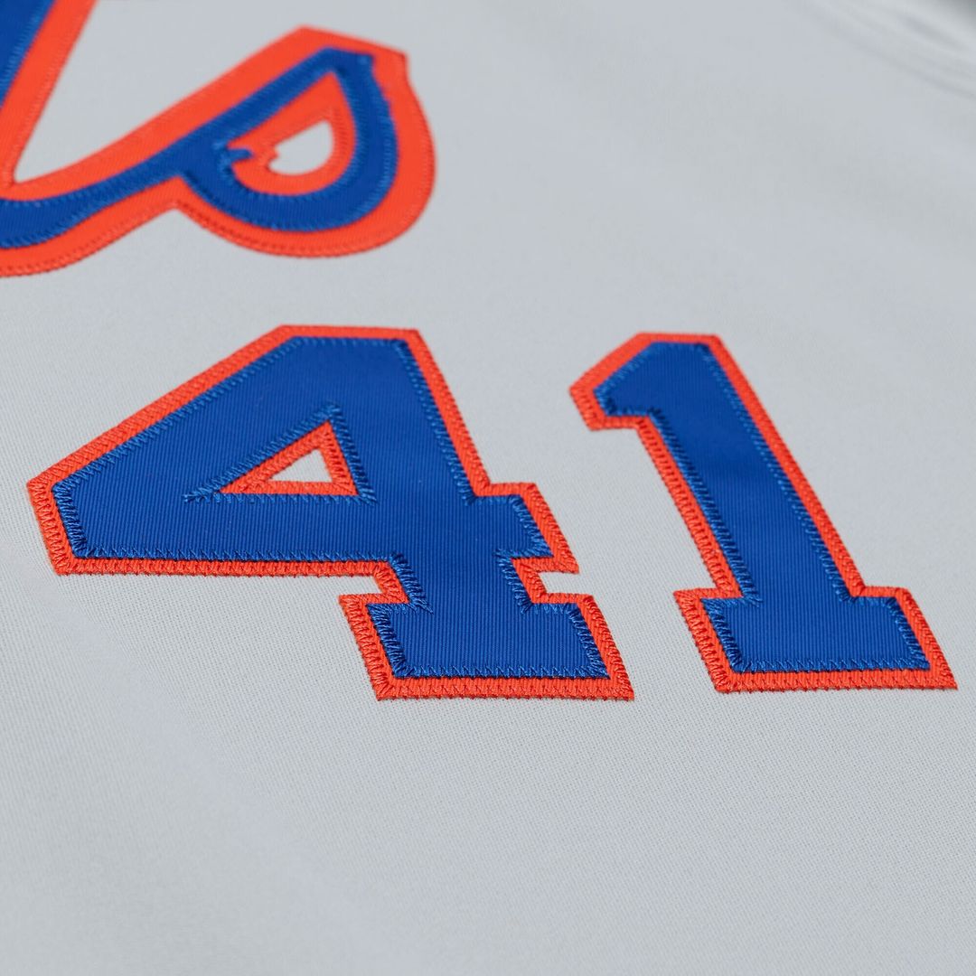 New York Mets Tom Seaver Mitchell & Ness 1976 Authentic Jersey - Gray MLB Team Jersey Baseball Fan Apparel