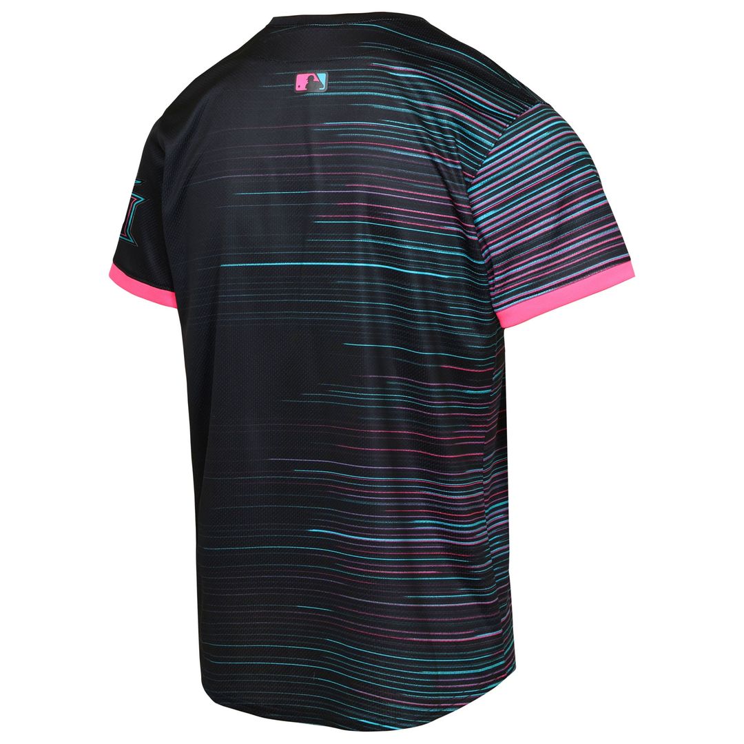 Miami Marlins Youth 2025 City Connect Limited Jersey - Black MLB Team Jersey Baseball Fan Apparel