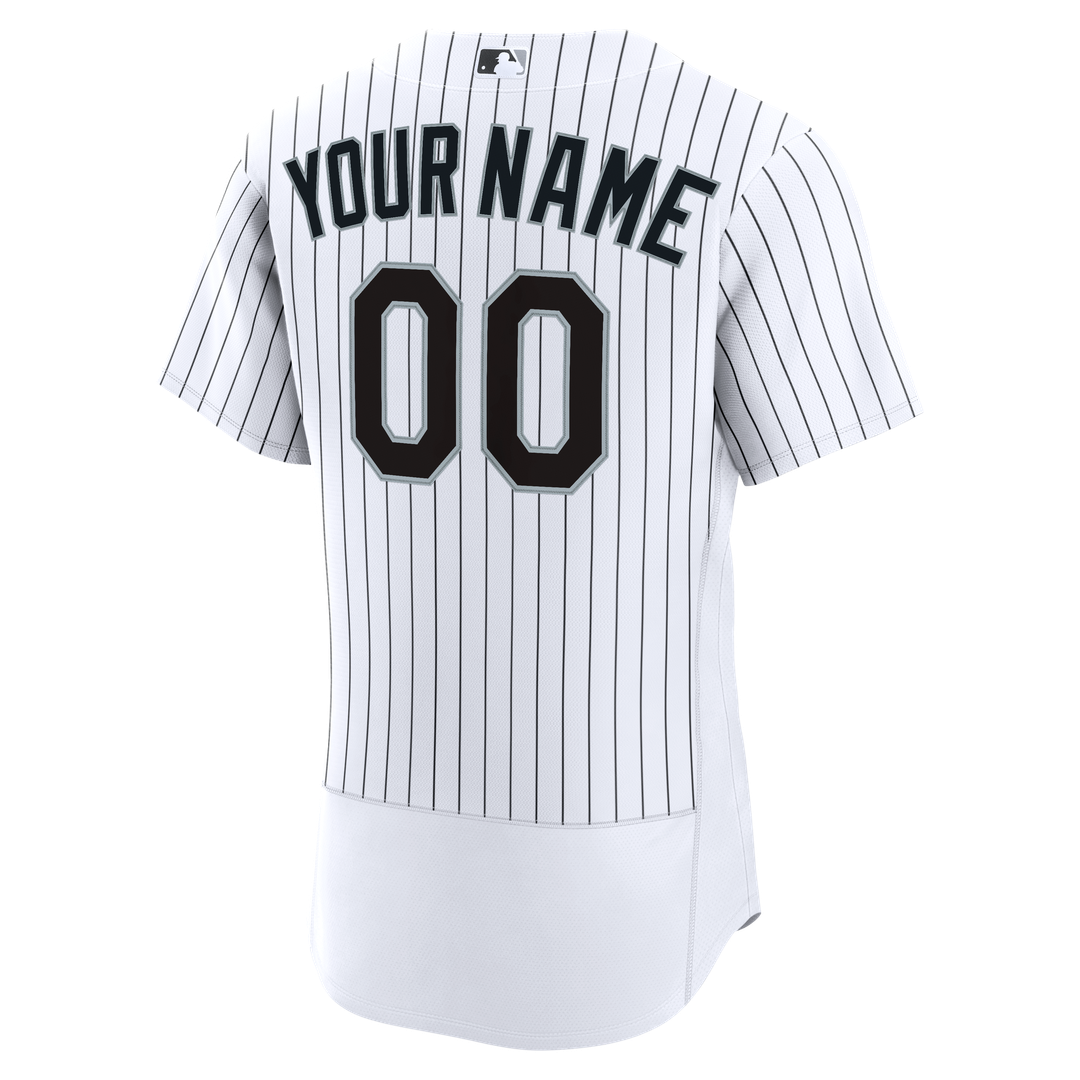 Chicago White Sox Nike Home Authentic Custom Jersey - White MLB Team Jersey Baseball Fan Apparel