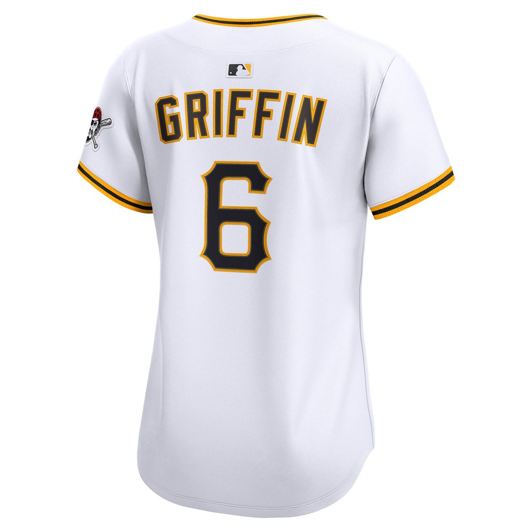 Pittsburgh Pirates Konnor Griffin Nike Women's Home Limited Jersey - White MLB Team Jersey Baseball Fan Apparel