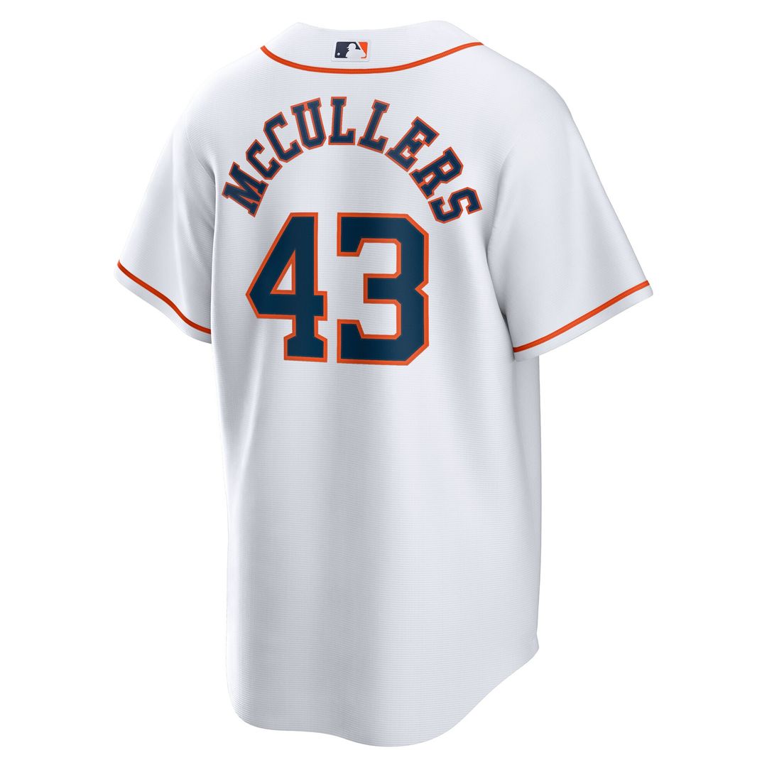 Houston Astros Lance McCullers Jr. Nike Home Replica Jersey - White MLB Team Jersey Baseball Fan Apparel