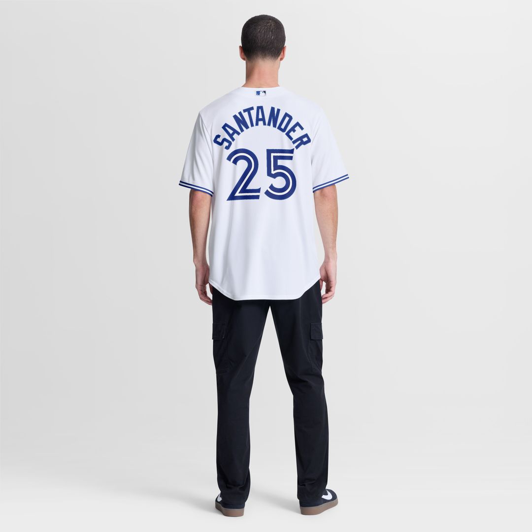 Toronto Blue Jays Anthony Santander Nike Home Replica Jersey - White MLB Team Jersey Baseball Fan Apparel