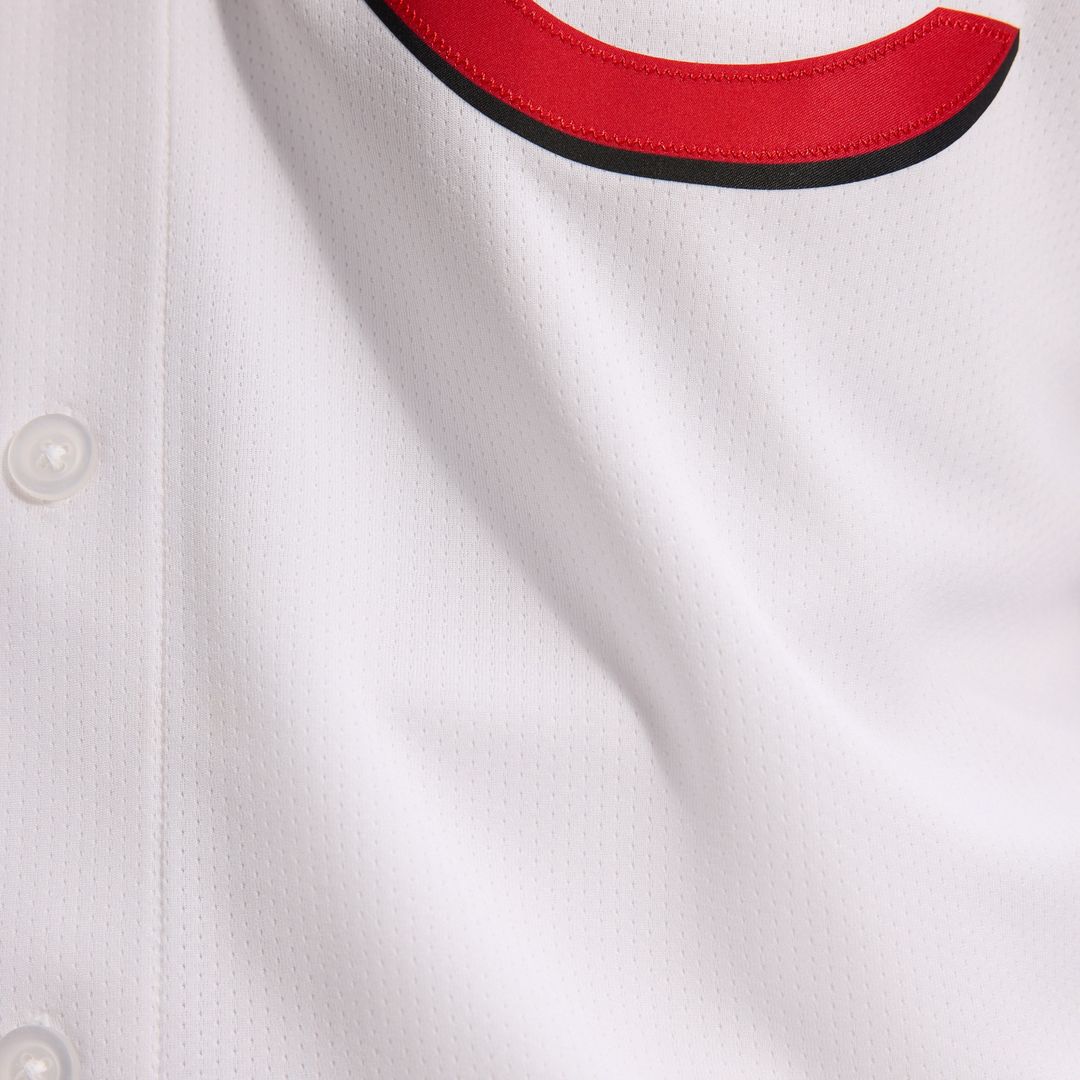 Cincinnati Reds Elly De La Cruz Nike Alternate 2 Limited Player Jersey - White MLB Team Jersey Baseball Fan Apparel