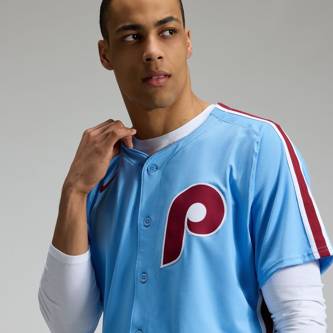 Philadelphia Phillies Nike Home Elite Jersey - White MLB Team Jersey Baseball Fan Apparel