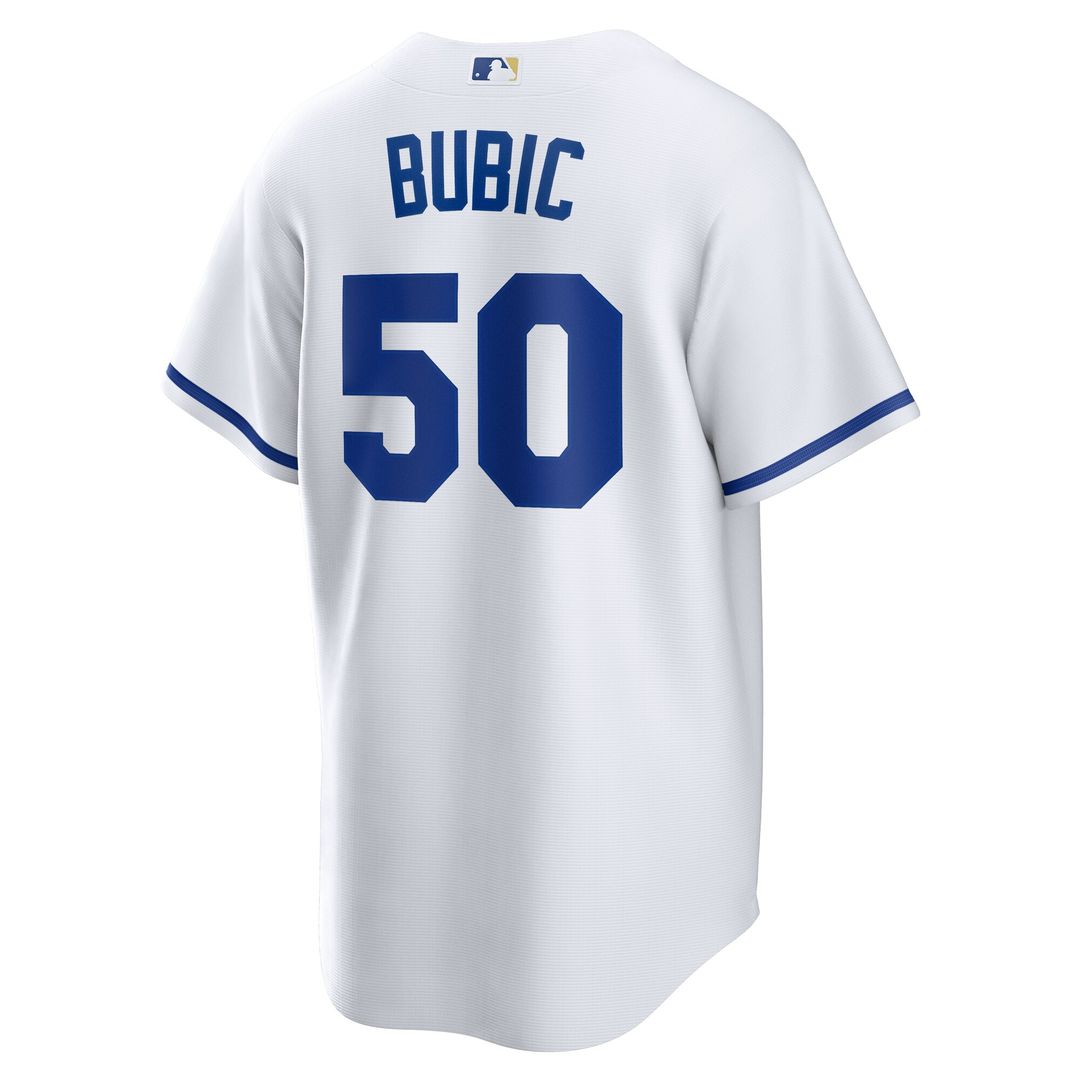 Kansas City Royals Kris Bubic Nike Home Replica Jersey - White MLB Team Jersey Baseball Fan Apparel