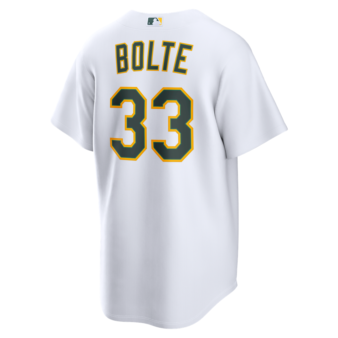 Athletics Henry Bolte Nike Home Replica Jersey - White MLB Team Jersey Baseball Fan Apparel