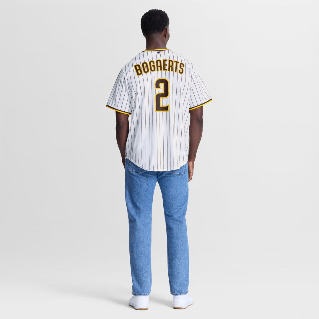 San Diego Padres Xander Bogaerts Nike Home Replica Jersey - White MLB Team Jersey Baseball Fan Apparel
