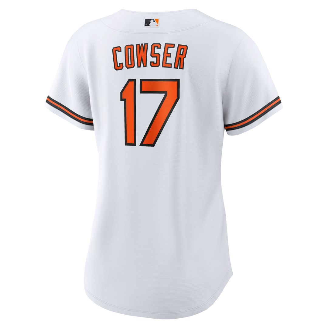 Baltimore Orioles Colton Cowser Nike Women's Home Replica Jersey - White MLB Team Jersey Baseball Fan Apparel