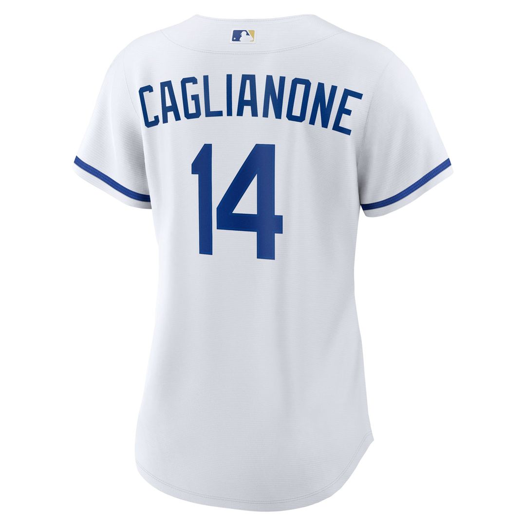 Kansas City Royals Jac Caglianone Nike Women's Home Replica Jersey - White MLB Team Jersey Baseball Fan Apparel