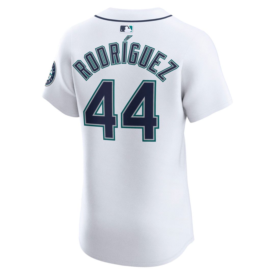 Seattle Mariners Julio Rodríguez Nike Home Elite Jersey - White MLB Team Jersey Baseball Fan Apparel