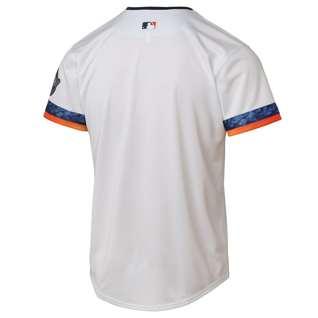 Houston Astros Nike Youth 2025 City Connect Limited Jersey - White MLB Team Jersey Baseball Fan Apparel